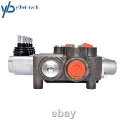 4 Spool Hydraulic Control Valve Double Acting 3600 PSI SAE Ports 21 GPM
