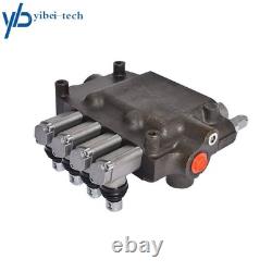 4 Spool Hydraulic Control Valve Double Acting 3600 PSI SAE Ports 21 GPM