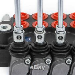 4 Spool Hydraulic Directional Control Valve 11Gpm Double Acting Cylinder Spool