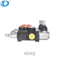 4 Spool Hydraulic Monoblock Double Acting Control Valve, 11 GPM, SAE Ports