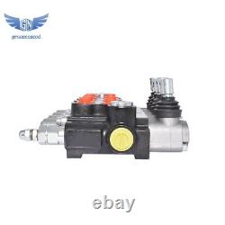 4 Spool Hydraulic Monoblock Double Acting Control Valve 11 GPM SAE Ports