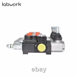 4 Spool Hydraulic Monoblock Double Acting Control Valve, 11 GPM, SAE Ports