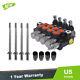 4 Spool Hydraulic Monoblock Double Acting Control Valve 11 GPM SAE Ports 3625PSI