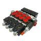 4 Spool Solenoid 12V DC Hydraulic Control Valve Double Acting 13 GPM 3600 PSI
