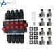 4 Spool Solenoid 12V DC Hydraulic Control Valve Double Acting 13 GPM 3600 PSI