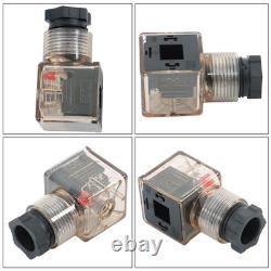 4 Spool Solenoid 12V DC Hydraulic Control Valve Double Acting 13 GPM 3600 PSI