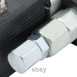 4 Spool Solenoid 12V DC Hydraulic Control Valve Double Acting 13 GPM 3600 PSI