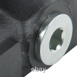 4 Spool Solenoid 12V DC Hydraulic Control Valve Double Acting 13 GPM 3600 PSI