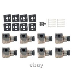 4 Spool Solenoid 12V DC Hydraulic Control Valve Double Acting 13 GPM 3600 PSI