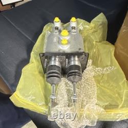 500V Spool Valve Hydraulic Control Valve Dual Lever Yellow Caps Heavy Equipment