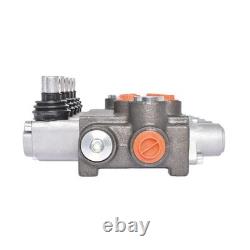 5 Spool 11 GPM Hydraulic Control Valve SAE Ports Monoblock Double Acting