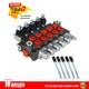 5 Spool 13 GPM 3600 PSI Hydraulic Control Valve Double Acting SAE Ports