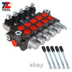 5 Spool 13 GPM Hydraulic Control Valve Double Acting SAE Ports 3600 PSI