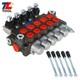 5 Spool 13 GPM Hydraulic Control Valve Double Acting SAE Ports 3600 PSI