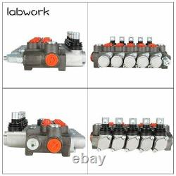 5 Spool Hydraulic Control Valve Double Acting 13 GPM 3600 PSI SAE Ports