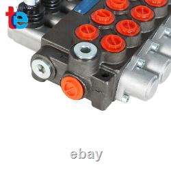 5 Spool Hydraulic Directional Control Valve 13 GPM, Double Acting, SAE Interface