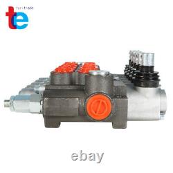 5 Spool Hydraulic Directional Control Valve 13 GPM, Double Acting, SAE Interface