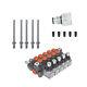 5 Spool Hydraulic Monoblock Double Acting Control Valve 11 GPM +Conversion Plug