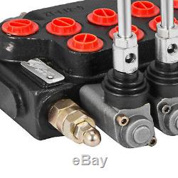 5 spool hydraulic directional control valve 11gpm, double acting cylinder spool