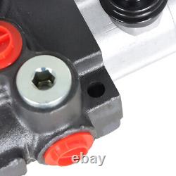 6 Spool 11GPM Hydraulic Directional Control Valve Adjustable Relief Valve