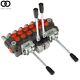 6 Spool 11 GPM Hydraulic Backhoe Directional Control Valve With 2 Joysticks