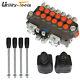 6 Spool 21 GPM Hydraulic Backhoe Directional Control Valve 3625 PSI US