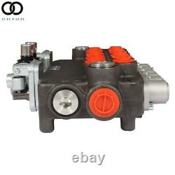 6 Spool 21 GPM Hydraulic Backhoe Directional Control Valve With 2 Joysticks