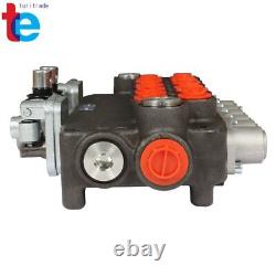 6 Spool, 21 GPM Hydraulic Backhoe Directional Control Valve with 2 Joysticks US