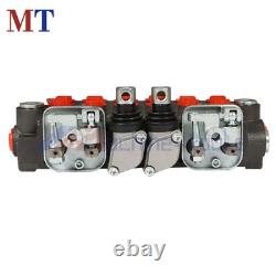 6 Spool Hydraulic Backhoe Directional Control Valve With 2 Joysticks 11GPM