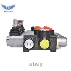 6 Spool Hydraulic Directional Control Valve 11GPM Adjustable 3600PSI