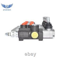 6 Spool Hydraulic Directional Control Valve 11GPM Adjustable 3600PSI