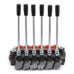 6 Spool Hydraulic Directional Control Valve 11gpm Double Acting Cylinder Spool