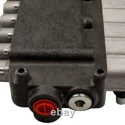 6 Spool Hydraulic Directional Control Valve 21 gpm 3625psi 2 Joysticks 80l/min