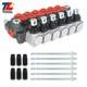 6 Spool Hydraulic Directional Control Valve Adjustable 3600PSI 11GPM
