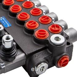 6 Spool Hydraulic Directional Control Valve Double Acting Cylinder 11gpm 40l/min