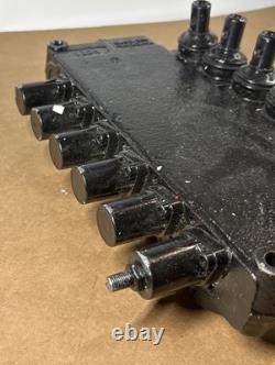 6 Spool Hydraulic Monoblock Directional Control Valve Made In Italy