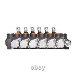 6 Spool Hydraulic Valve 13GPM 3600PSI Hydraulic Directional Control Valve