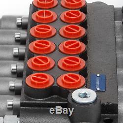 6 spool hydraulic directional control valve 11gpm, double acting cylinder spool