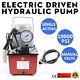 7L Single Acting Electric Driven Hydraulic Pump Red Manual Valve Control 110V