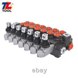 7Spool 11 GPM Hydraulic Monoblock Double Acting Control Valve SAE Port 3625 psi