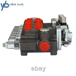 7 Spool 11GPM Hydraulic Directional Control Valve 2 Joystick 40L 7x DA BSPP Port