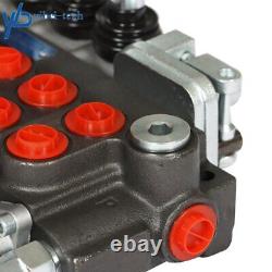 7 Spool 11GPM Hydraulic Directional Control Valve 2 Joystick 40L 7x DA BSPP Port