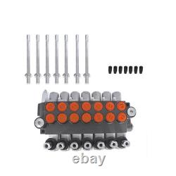 7 Spool 11 GPM Hydraulic Monoblock Double Acting Control Valve SAE Ports 3625PSI