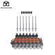 7 Spool 11 GPM Hydraulic Monoblock Double Acting Control Valve, SAE Ports New