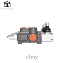 7 Spool 11 GPM Hydraulic Monoblock Double Acting Control Valve, SAE Ports New