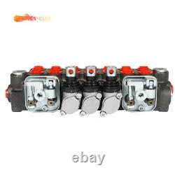 7 Spool 11 gpm Hydraulic Directional Control Valve, 40L, 2 Joystick, BSPP Interface