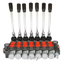 7 Spool 13GPM Hydraulic Directional Control Valve P40 Double Acting Cylinder