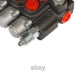 7 Spool 13GPM Hydraulic Directional Control Valve P40 Double Acting Cylinder