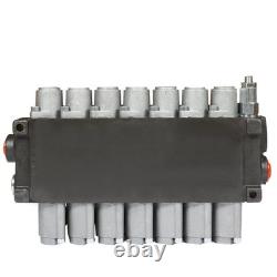 7 Spool 13GPM Hydraulic Directional Control Valve P40 Double Acting Cylinder