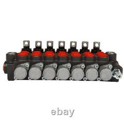 7 Spool 13GPM Hydraulic Directional Control Valve P40 Double Acting Cylinder